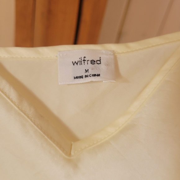 Wilfred Light Yellow Slip Dress M - Picture 2 of 4